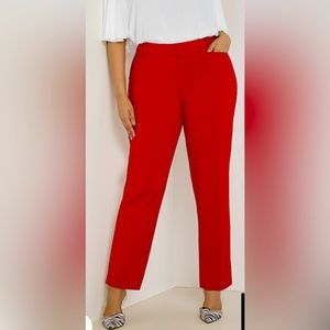 Elloquii plus size Red Ankle Dress Pants NWT from Elloqui! Size 18